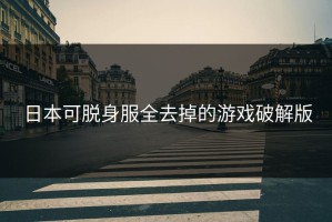日本可脱身服全去掉的游戏破解版