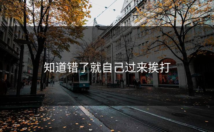 知道错了就自己过来挨打