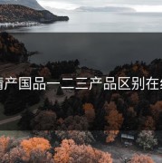 精产国品一二三产品区别在线