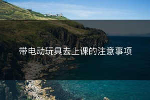 带电动玩具去上课的注意事项
